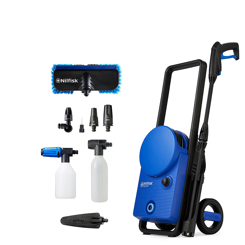 Nilfisk Core 125-5 Hochdruckreiniger Senkrecht Elektro 438 l/h 1400 W Blau