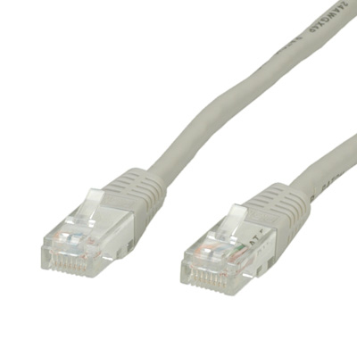 VALUE UTP-Patchkabel konf. Kat. 6, grau 10,0 m