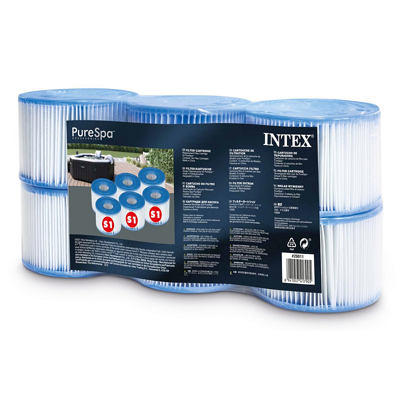 Intex 29011 Whirlpool-/Jacuzzi-Zubehör Filterkartusche für Pumpe Weiß
