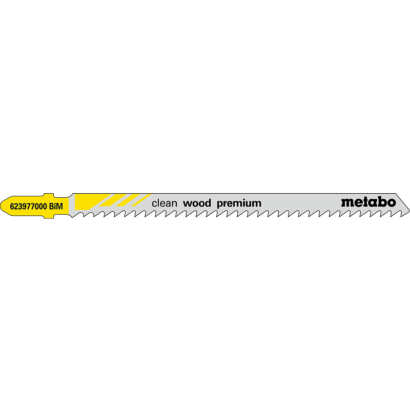 Metabo 623977000 Sägeblatt für Stichsägen, Laubsägen & elektrische Sägen Stichsägeblatt Bimetallisch 5 Stück(e)