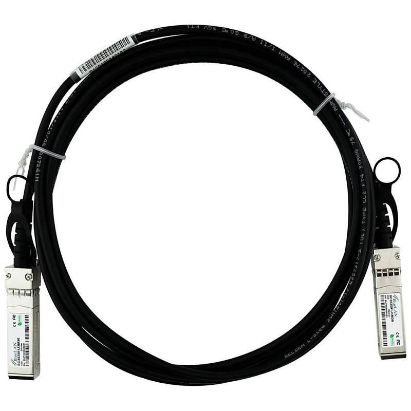 BlueOptics UDC-1-BL InfiniBand/Glasfaserkabel 1 m SFP+ Schwarz