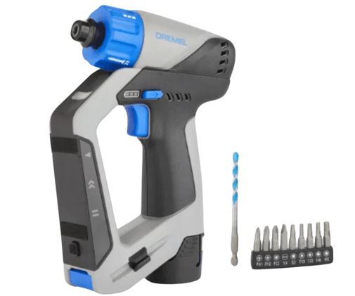Dremel F013DD12JA Bohrmaschine 800 RPM Ohne Schlüssel 850 g Blau, Grau