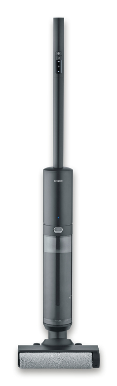 Severin SC 7177 Stabstaubsauger/Elektrischer Besen Elektrischer Mopp Akku Nass Beutellos 150 W Anthrazit, Schwarz 2,6 Ah