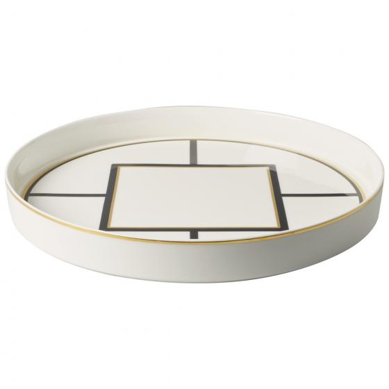 Villeroy & Boch MetroChic Schwarz, Gold, Weiß Porzellan