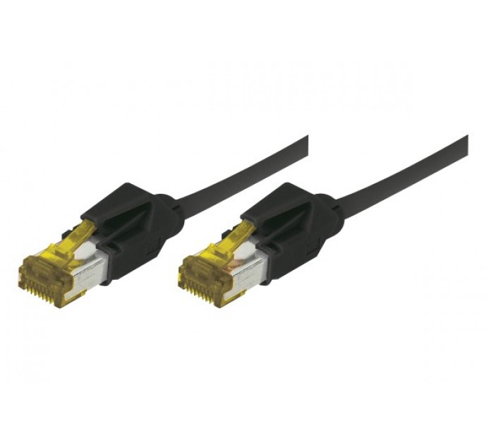 EXC Patch RJ45 S/FTP CAT 7 LSOH Snagless Black 2 Netzwerkkabel 20 m Cat7 S/FTP (S-STP)