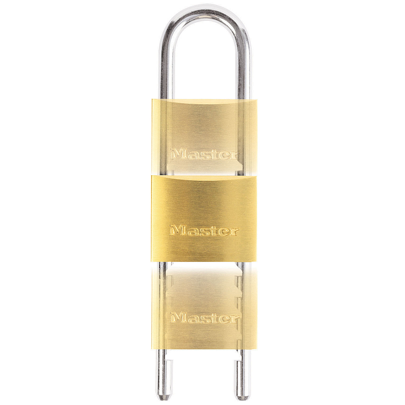 MASTER LOCK 50 mm breites Vorhngeschloss mit Gehuse aus Massivmessing mit verstellbarem Bgel von 70 bis 155 mm