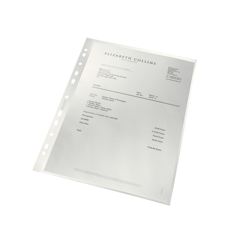 Leitz 47913003 Klarsichthülle 210 x 297 mm (A4) Polypropylen (PP)