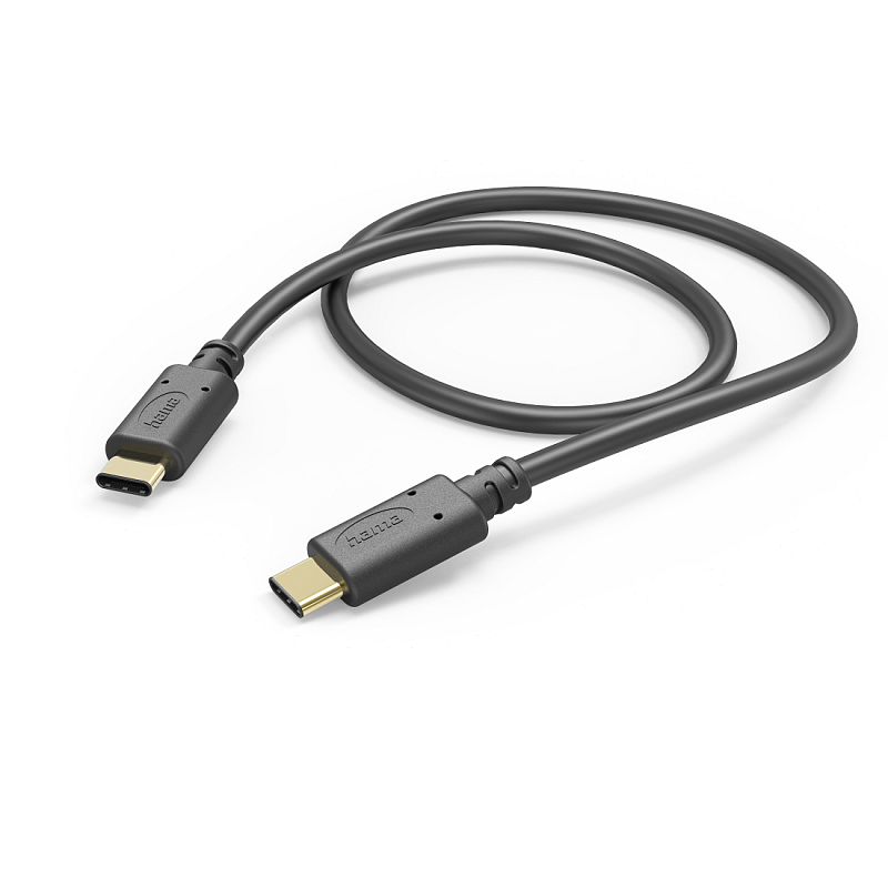 Hama 00201589 USB Kabel USB 2.0 1 m USB C Schwarz