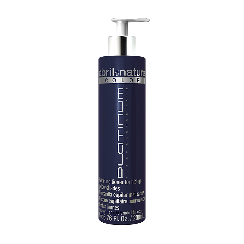 abril et nature Platinum Toner Blonde Hair 200ml Haarmaske Frauen