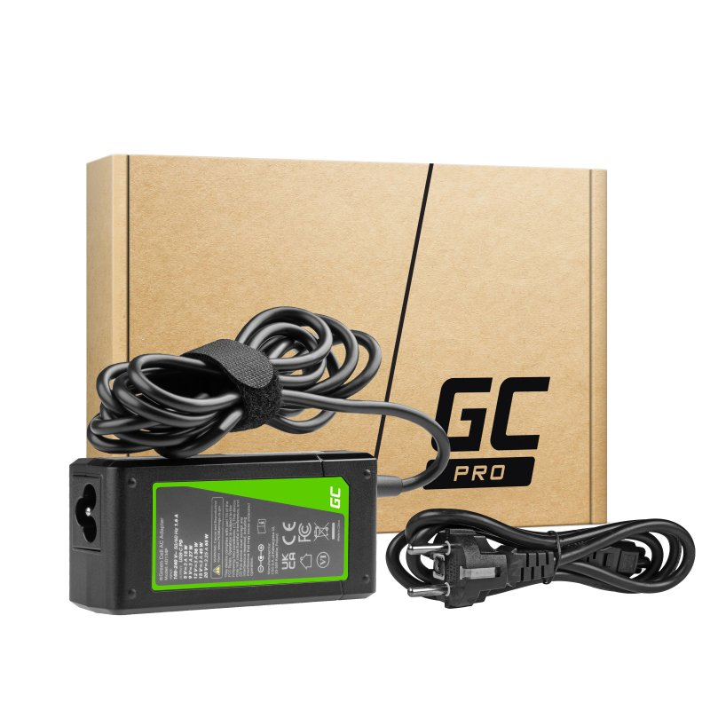 Green Cell AD134P Netzteil & Spannungsumwandler Drinnen 65 W Schwarz