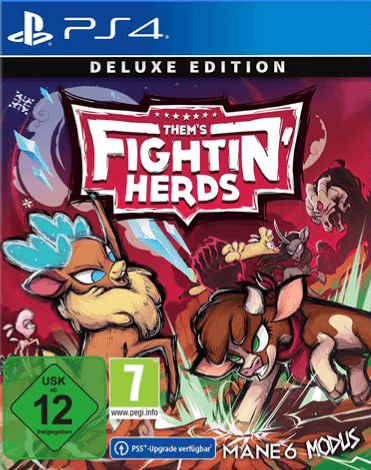 Modus Games Them's Fightin' Herds: Deluxe Edition Vereinfachtes Chinesisch, Traditionelles Chinesisch, Deutsch, Englisch, Spanisch, Französisch, Italienisch, Japanisch, Koreanisch, Portugiesisch, Russisch PlayStation 4