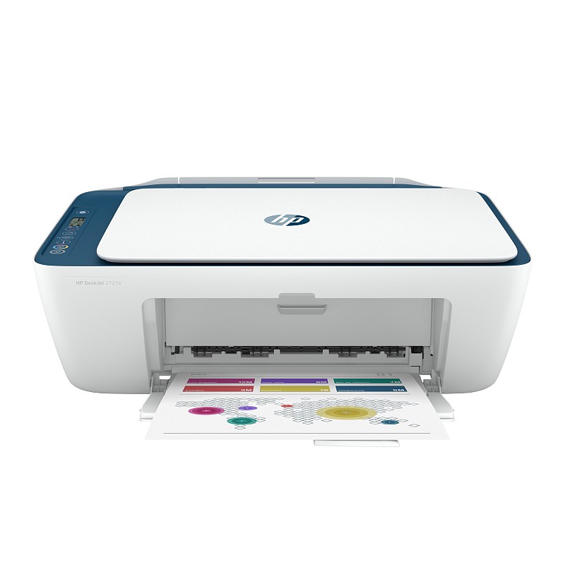 HP DeskJet 2721e Wireless All-in-One Farbe Drucker, Instant Ink; Kopierer, Scanner