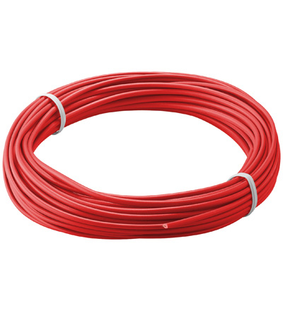 Goobay 55044 Elektrisches Kabel 10 m Rot