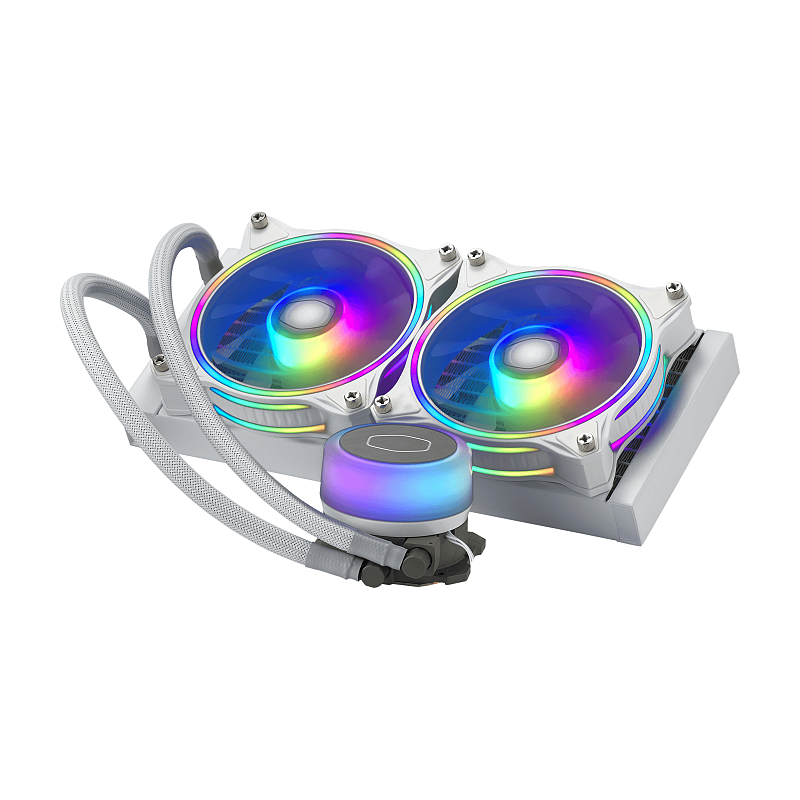 Cooler Master MasterLiquid ML240 Illusion White Edition Prozessor All-in-One-Flüssigkeitskühler Weiß