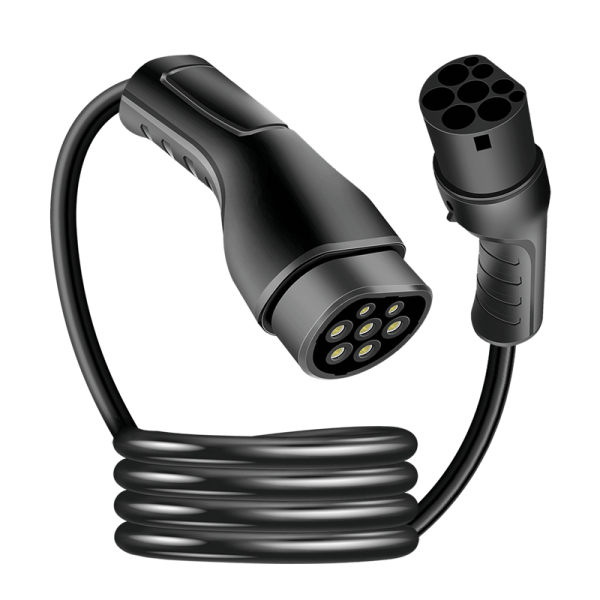 LogiLink EVC0121 Ladekabel für Elektrofahrzeuge Schwarz Typ 2 3 5 m