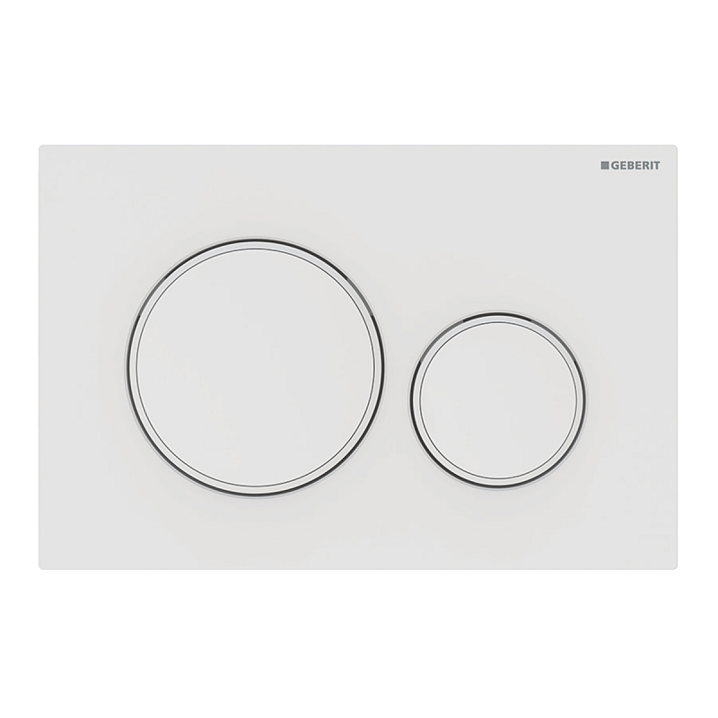 Geberit 115.882.01.1 Ersatzteil für Toilettenspülung Spülplatte Weiß