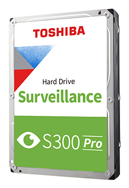 Toshiba S300 Pro Surveillance Interne Festplatte 8 TB 7200 RPM 512 MB 3.5" Serial ATA III