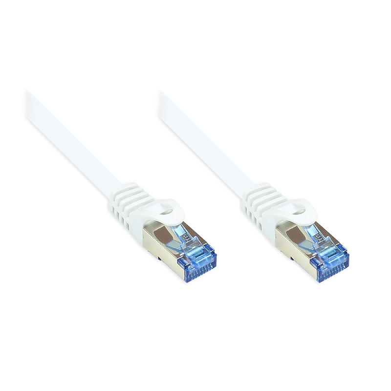 Kabelmeister SO-36011 Netzwerkkabel Weiß 0,25 m Cat6a S/FTP (S-STP)