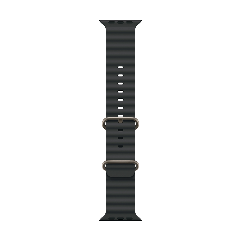 Apple MXTL3ZM/A Intelligentes tragbares Accessoire Band Schwarz Fluor-Elastomer, Titan