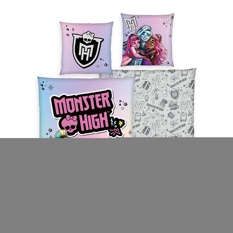 HERDING Monster High Bettwäsche - Classic - 80-x-80-cm-135-x-200-cm