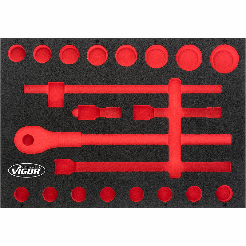 Vigor V5109-L Zubehör für Aufbewahrungsbox Schwarz, Rot Teiler-Set