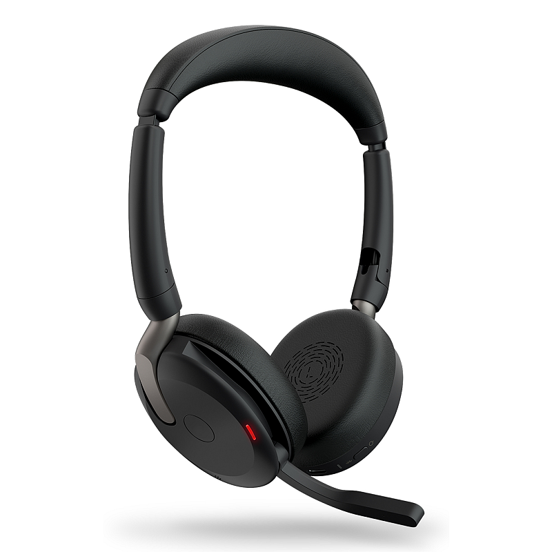 Jabra Evolve2 65 Flex Kopfhörer Kabellos Kopfband Büro/Callcenter USB Typ-A Bluetooth Schwarz