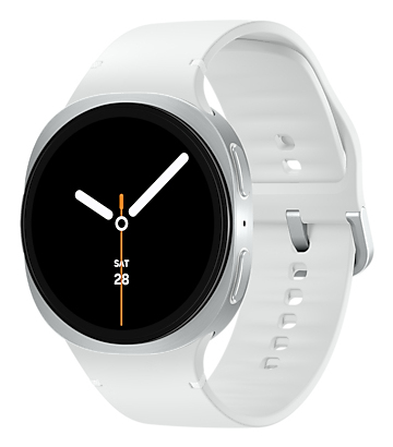 Samsung Galaxy Watch 8 3,81 cm (1.5") AMOLED 44 mm Digital 480 x 480 Pixel Touchscreen Silber WLAN GPS
