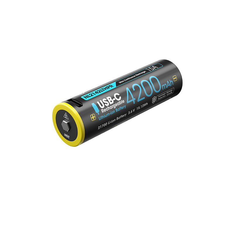 Nitecore NL2142LTHPR Haushaltsbatterie Wiederaufladbarer Akku 21700 Lithium-Ion (Li-Ion)
