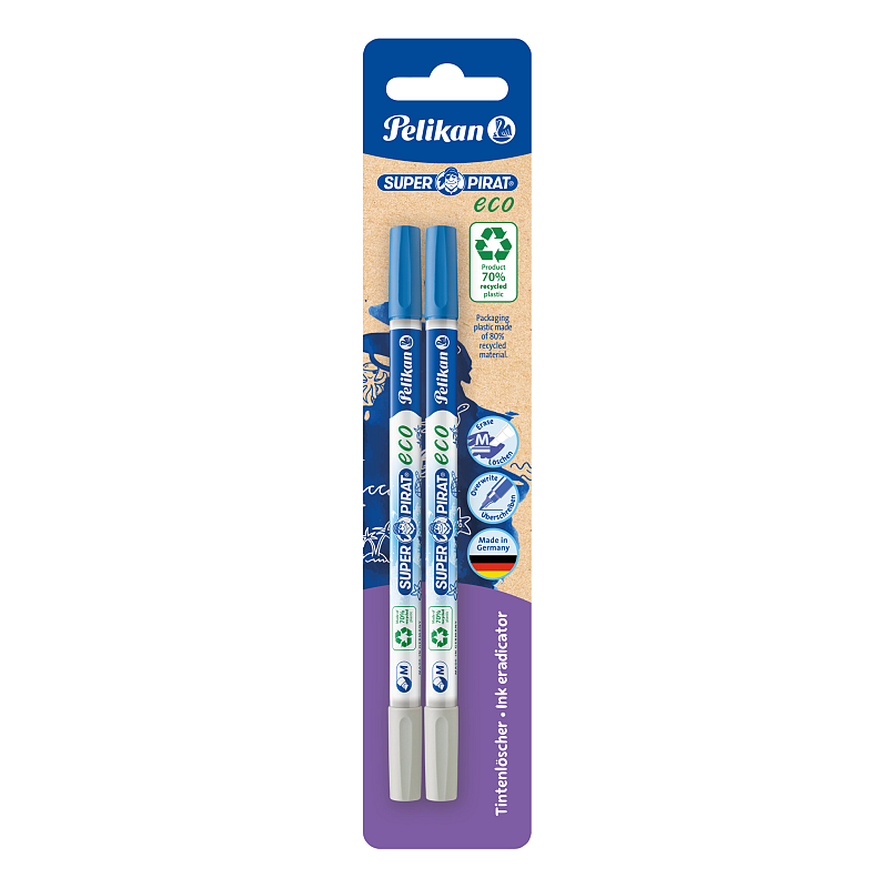 Pelikan 822251 Radierer Kunststoff Mehrfarbig 2 Stück(e)