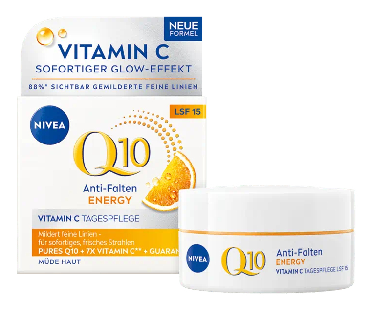 NIVEA Q10 Anti-Falten ENERGY Vitamin C Tagespflege LSF 15