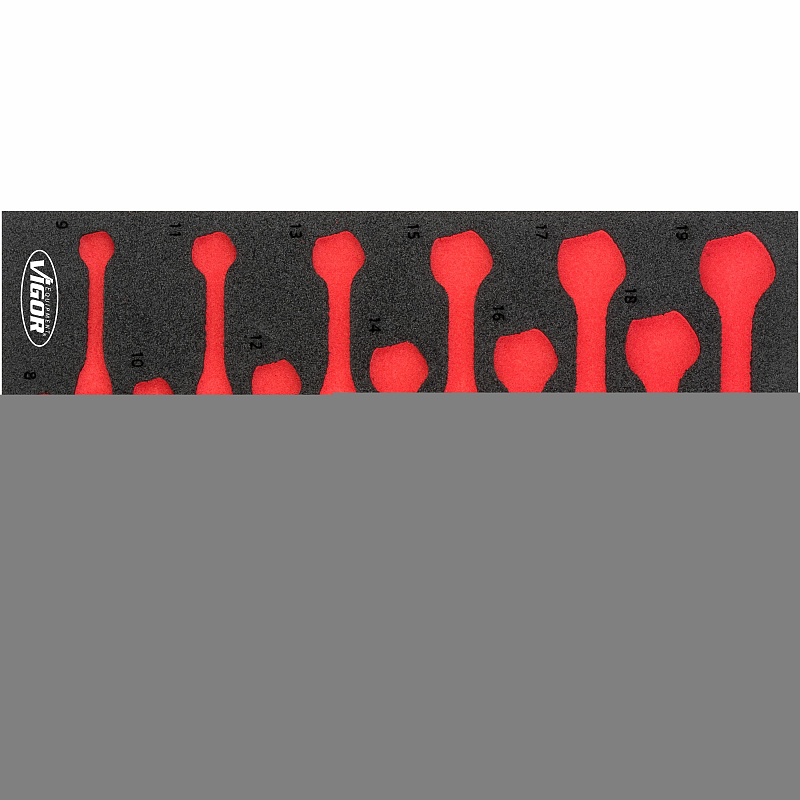 Vigor V5075-L Zubehör für Aufbewahrungsbox Schwarz, Rot Teiler-Set