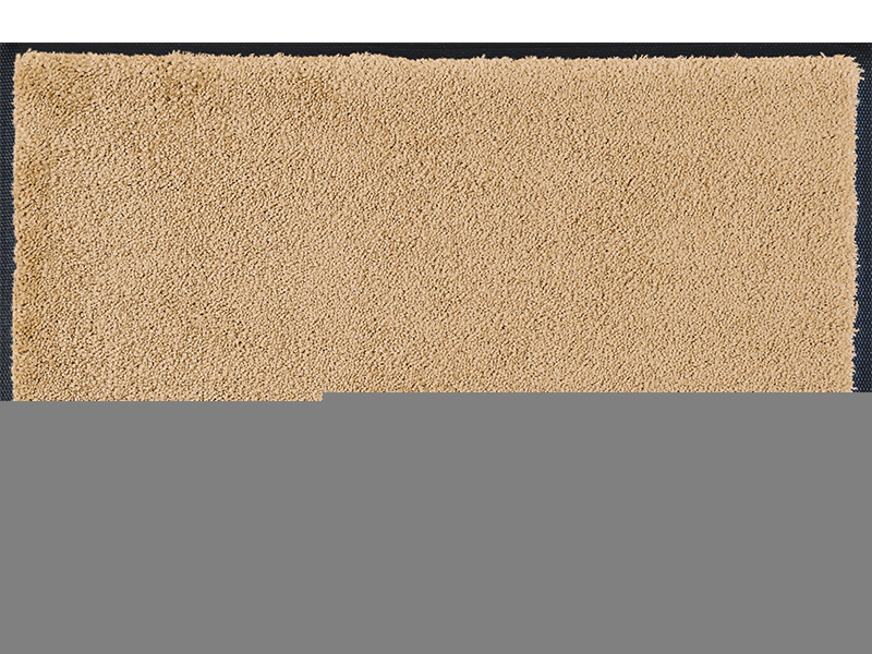 wash+dry Monocolour Sahara Dekorative Fußmatte Drinnen Rechteckig Beige