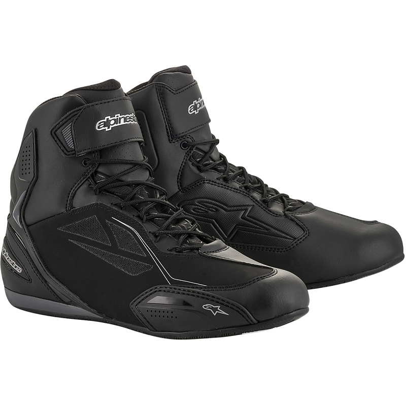 Alpinestars 2540919-119-11 Motorrad-Schuh Männlich Erwachsener Schwarz, Silber