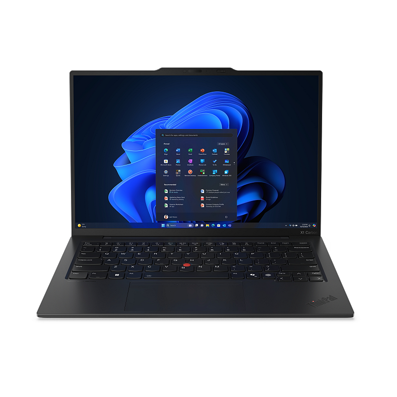 Lenovo ThinkPad X1 Carbon Gen 13 Aura Edition Intel Core Ultra 7 255U Laptop 35,6 cm (14") Touchscreen 2.8K 32 GB LPDDR5x-SDRAM 1 TB SSD Wi-Fi 6E (802.11ax) Windows 11 Pro Deutsch Schwarz