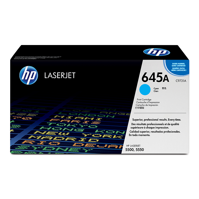 HP 645A Cyan Original LaserJet Tonerkartusche