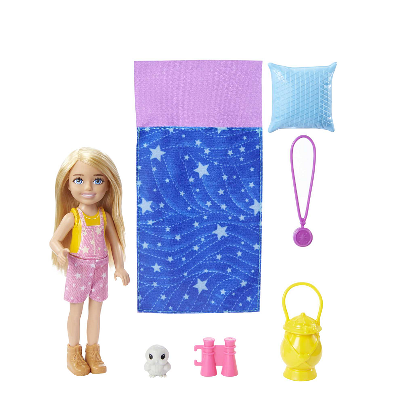 Barbie Dreamhouse Adventures "It takes two Camping" Chelsea Puppe inkl. Tier & Zubehör