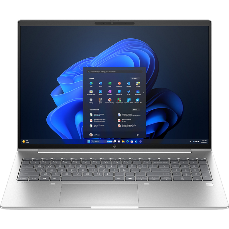 HP EliteBook 6 G1i AI Intel Core Ultra 7 255U Laptop 40,6 cm (16") WUXGA 16 GB DDR5-SDRAM 512 GB SSD Wi-Fi 7 (802.11be) Windows 11 Pro AI PC Silber
