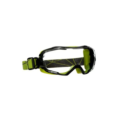 3M GoggleGear 6000 Sicherheitsbrille Neopren Schwarz, Grün