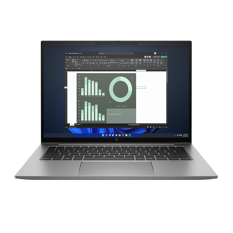 HP ZBook Firefly G11 A AMD Ryzen™ 7 8840HS Mobiler Arbeitsplatz 35,6 cm (14") Touchscreen WUXGA 32 GB DDR5-SDRAM 1 TB SSD Wi-Fi 7 (802.11be) Windows 11 Pro AI PC Silber