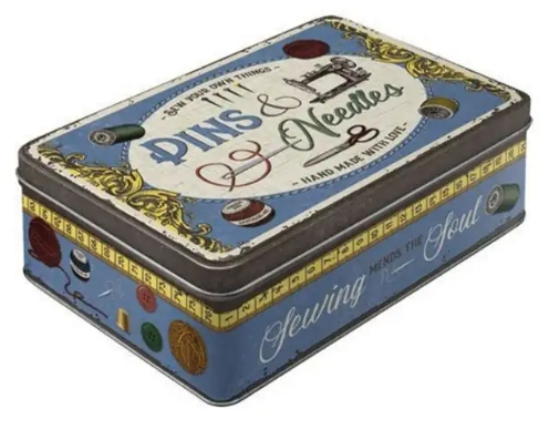 Nostalgic Art Needles & Pins Rechteckig Box 2,5 l Mehrfarbig