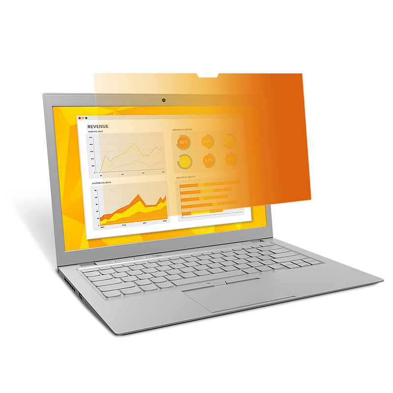 3M Blickschutzfilter Gold für 12,1" Breitbild-Laptop (16:10)