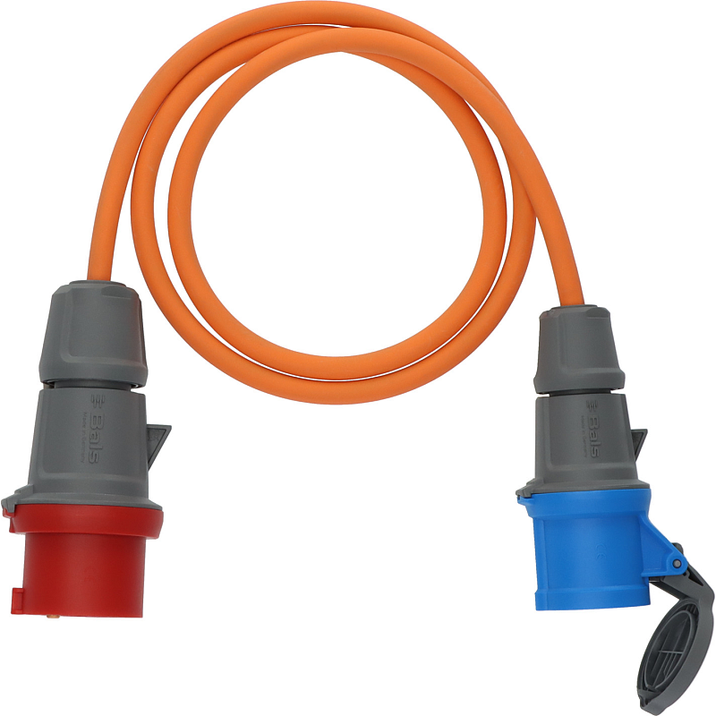 Brennenstuhl 1132970025 Verlängerungskabel 1,5 m Draußen Blau, Grau, Orange, Rot