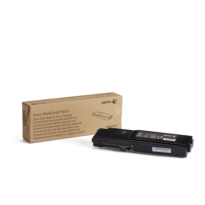 Xerox WorkCentre® 6655​/​6655i Hohe Kapazität-Tonermodul Schwarz (12000 Seiten) - 106R02747