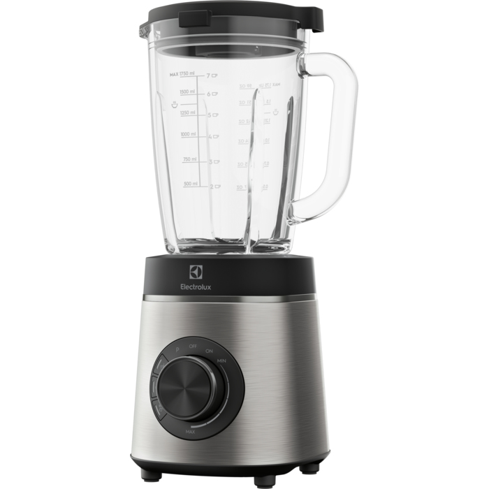 Electrolux E6TB1-6ST 1,75 l Tischplatten-Mixer 1400 W Schwarz, Edelstahl, Transparent