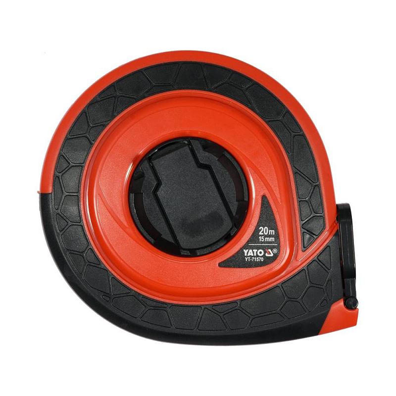 Yato YT-71570 Maßband 20 m Acrylnitril-Butadien-Styrol (ABS), Glasfaser, Gummi Schwarz, Rot