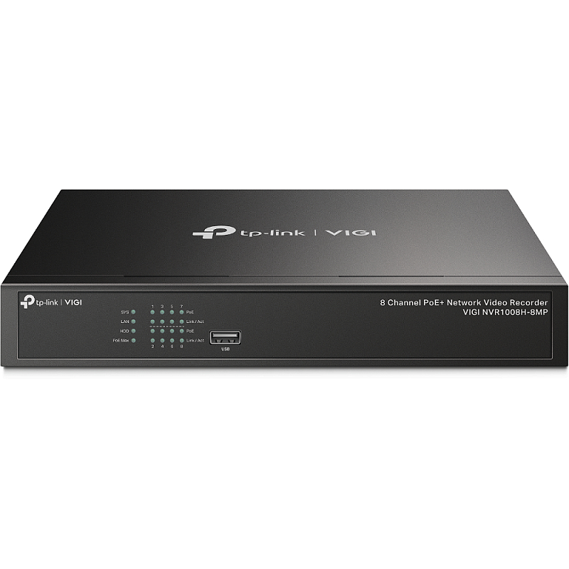 TP-Link VIGI 8 Channel PoE+ Netzwerk-Video-Recorder