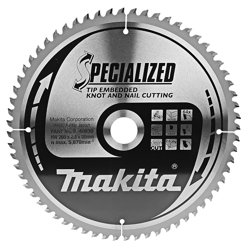 Makita B-40630 Kreissägeblatt 1 Stück(e)