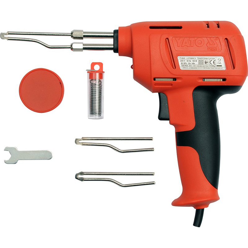 Yato YT-8245 Lötkolben AC-Lötkolben Schwarz, Rot