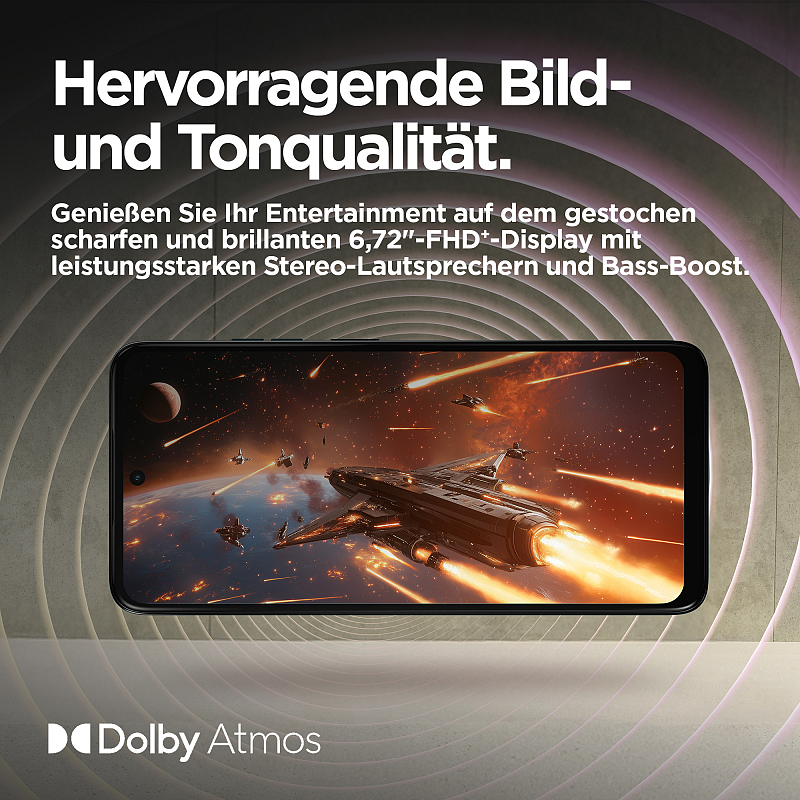 Motorola moto g15 17,1 cm (6.72") Dual-SIM Android 15 4G USB Typ-C 8 GB 128 GB 5200 mAh Grau