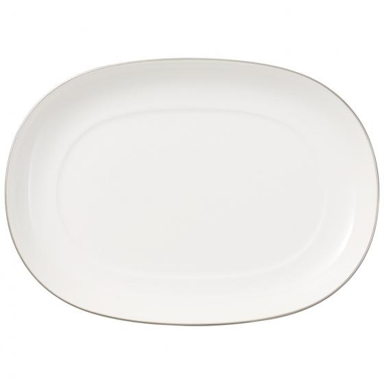 Villeroy & Boch 1046363570 Teller Vorspeisenteller Oval Porzellan Weiß